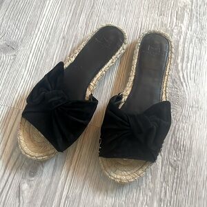 Marc Fisher Valey Bow Espadrille Slides